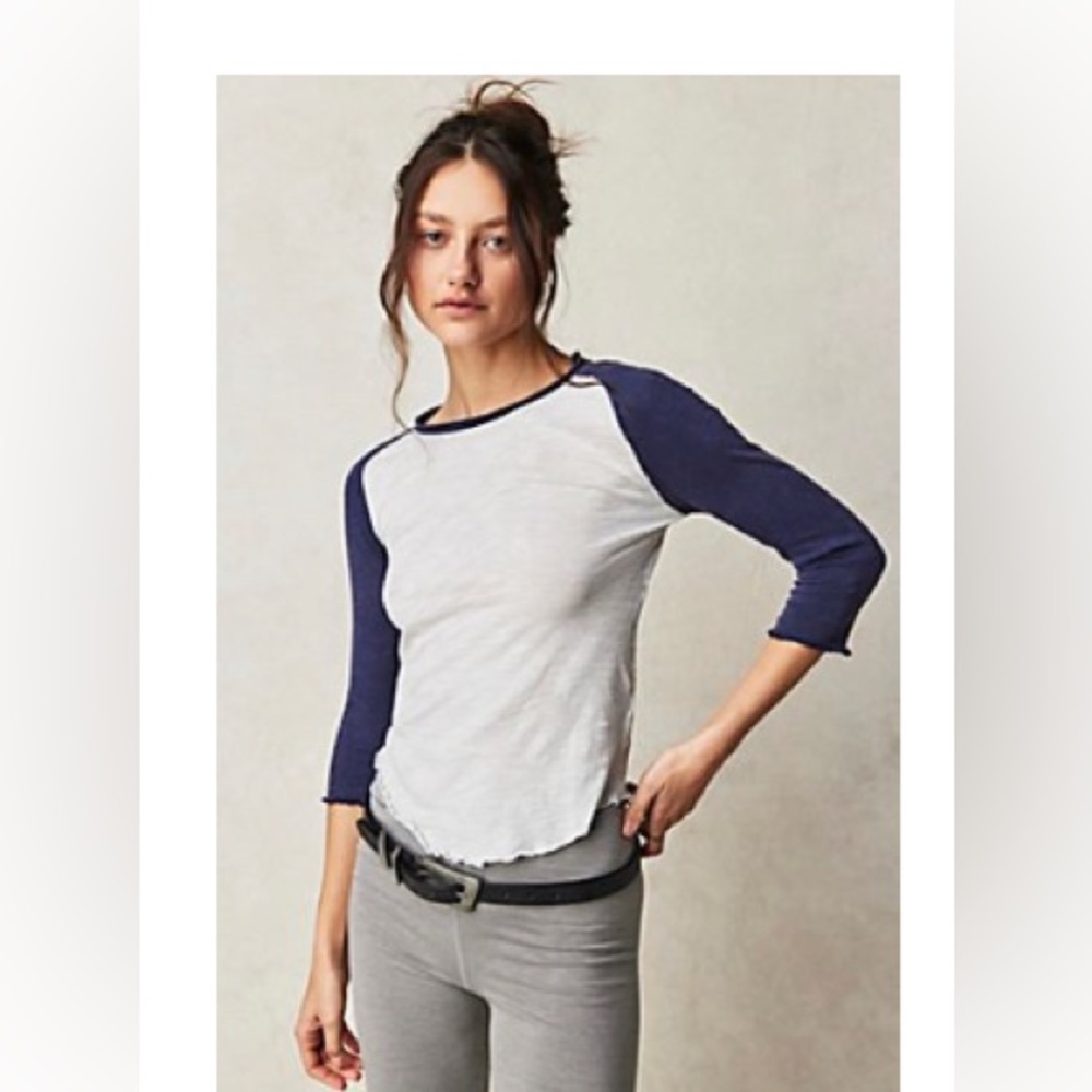Free People Baseball Tee size Small